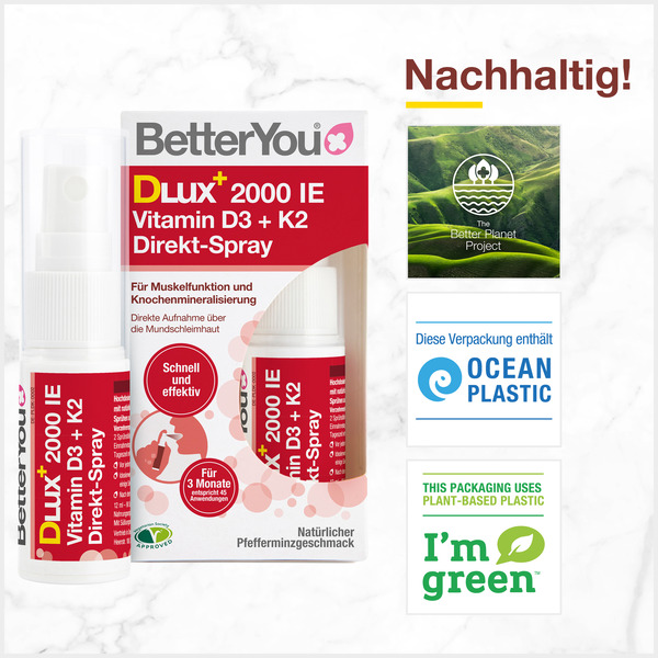 Better You Vitamin D + K2 Oral Spray (12ml)