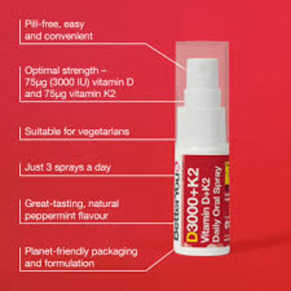 Better You Vitamin D + K2 Oral Spray (12ml)