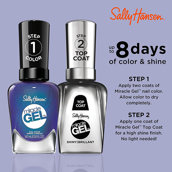Sally Hansen Miracle Gel Nail Polish 573 Hyp Nautical Sally Hansen Miracle Gel Nail Polish 573 Hyp Nautical
