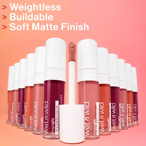 Wet n Wild Mega Glo Liquid Lip & Cheek Coral Dream Wet n Wild Mega Glo Liquid Lip & Cheek Coral Dream