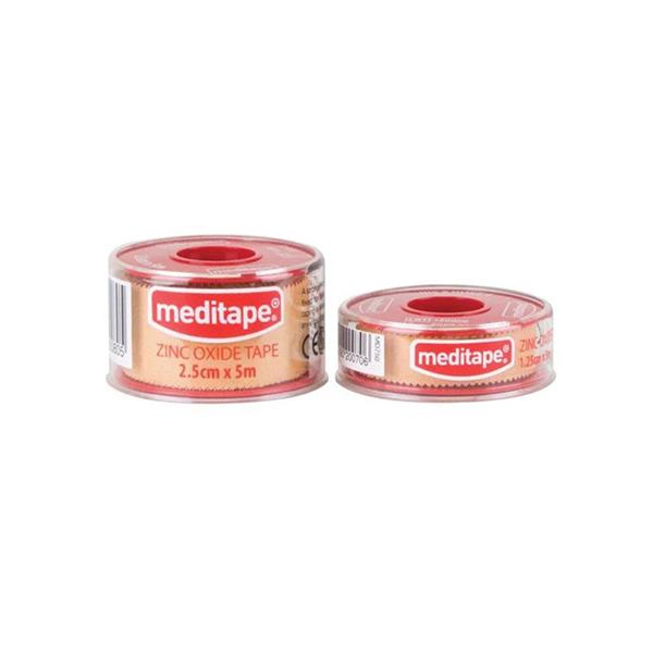 Meditape Zinc Oxide Adhesive Tape 1.25CM X 5.0M