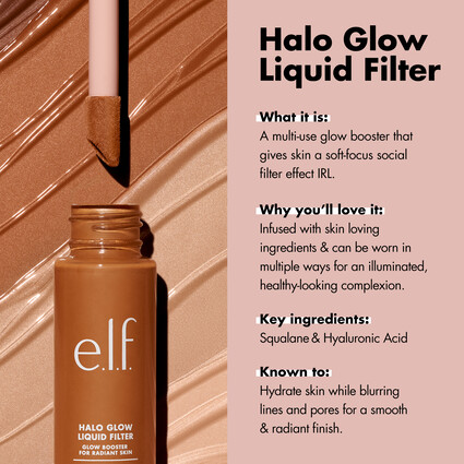e.l.f. Halo Glow Liquid Filter 2 Fair/light e.l.f. Halo Glow Liquid Filter 2 Fair/light