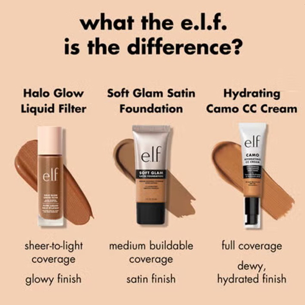 e.l.f. Soft Glam Satin Foundation 25 Light Neutral