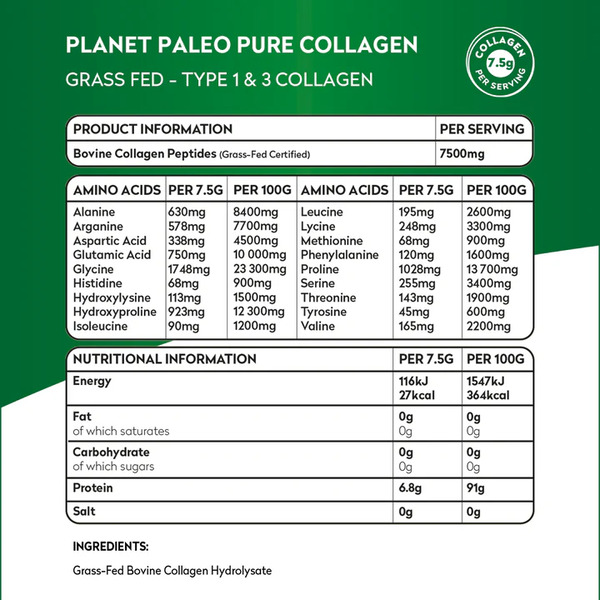 Planet Paleo AO Pure Collagen (225g)