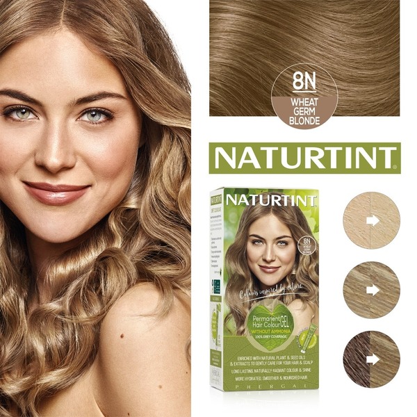 Naturtint Permanent Gel 8N Wheatgerm Blonde (170 ml)