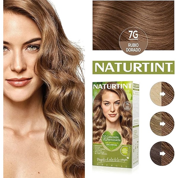 Naturtint Permanent Gel 7G Golden Blonde (170 ml) Naturtint Permanent Gel 7G Golden Blonde (170 ml)
