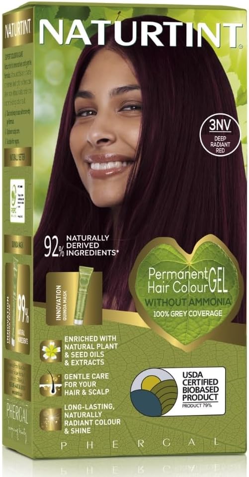 Naturtint Permanent Gel 3NV Deep Radiant Red (170 ml) Naturtint Permanent Gel 3NV Deep Radiant Red (170 ml)