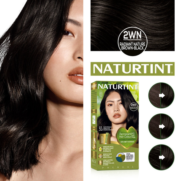 Naturtint Permanent Hair Colour Gel 2WN Radiant Natural Black (170 ml) Naturtint Permanent Hair Colour Gel 2WN Radiant Natural Black (170 ml)