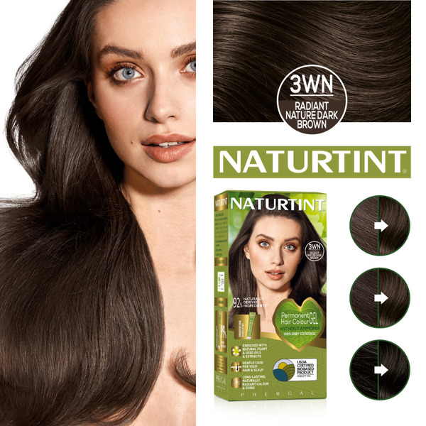 Naturtint Permanent Hair Colour Gel 3WN Radiant Dark Brown (170 ml) Naturtint Permanent Hair Colour Gel 3WN Radiant Dark Brown (170 ml)