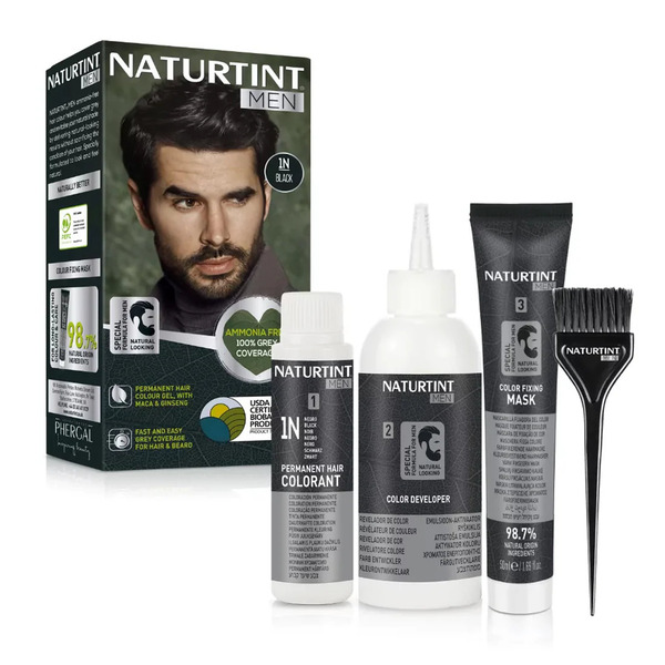 Naturtint Men Permanent Hair Colour Gel 3N Dark Chestnut Brown (170 ml) Naturtint Men Permanent Hair Colour Gel 3N Dark Chestnut Brown (170 ml)