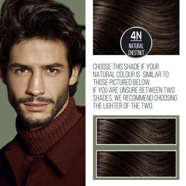 Naturtint Men Permanent Hair Colour Gel 4N Natural Chestnut Brown (170 ml) Naturtint Men Permanent Hair Colour Gel 4N Natural Chestnut Brown (170 ml)
