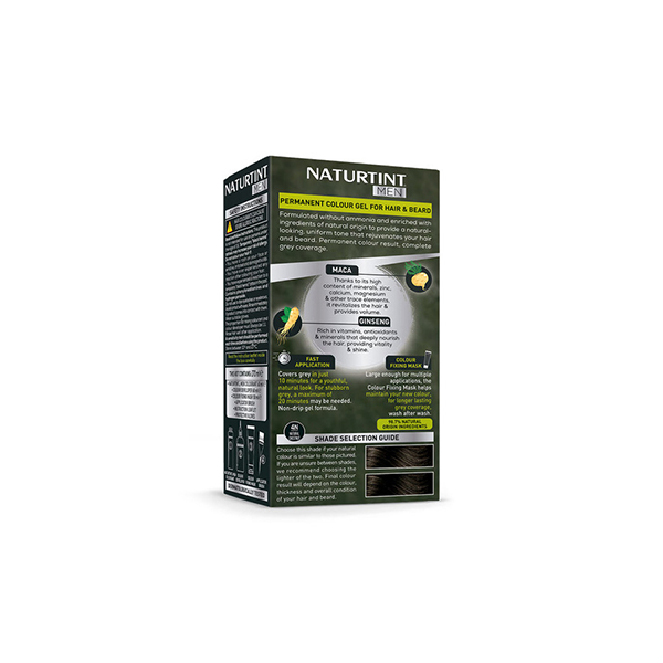 Naturtint Men Permanent Hair Colour Gel 4N Natural Chestnut Brown (170 ml) Naturtint Men Permanent Hair Colour Gel 4N Natural Chestnut Brown (170 ml)