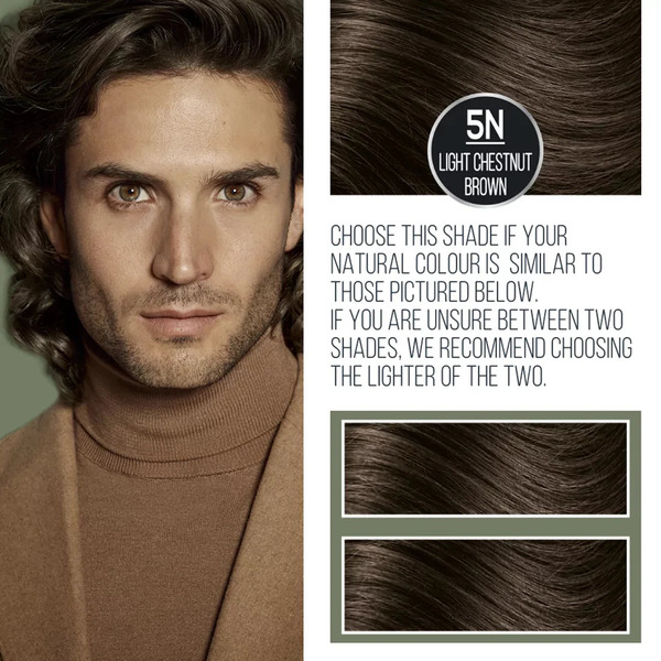 Naturtint Men Permanent Hair Colour Gel 5N Light Chestnut Brown (170 ml) Naturtint Men Permanent Hair Colour Gel 5N Light Chestnut Brown (170 ml)