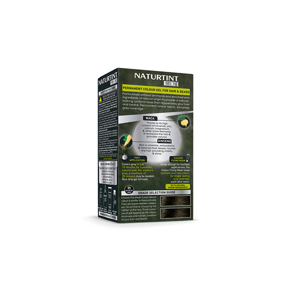 Naturtint Men Permanent Hair Colour Gel 5N Light Chestnut Brown (170 ml) Naturtint Men Permanent Hair Colour Gel 5N Light Chestnut Brown (170 ml)