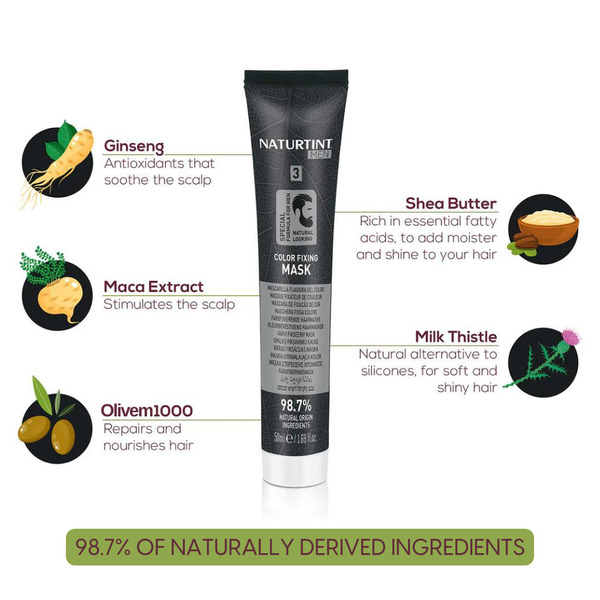 Naturtint Men Permanent Hair Colour Gel 6N Dark Blonde (170 ml)