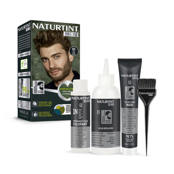 Naturtint Men Permanent Hair Colour Gel 6N Dark Blonde (170 ml)