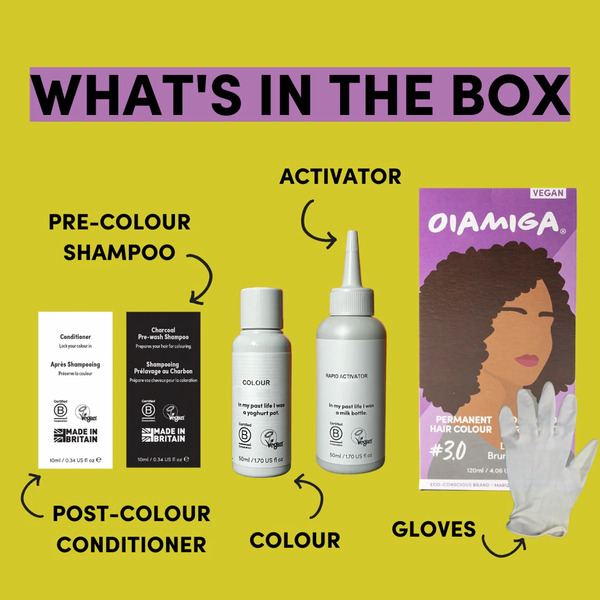 Oiamiga Darkest Brown Permanent Hair Colour (120 ml) Oiamiga Darkest Brown Permanent Hair Colour (120 ml)