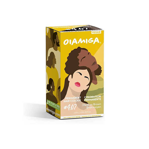 Oiamiga Medium Brown Permanent Hair Colour (120 ml) Oiamiga Medium Brown Permanent Hair Colour (120 ml)