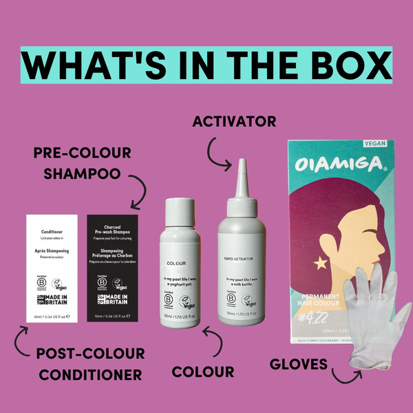 Oiamiga Plum Permanent Hair Colour (120 ml)