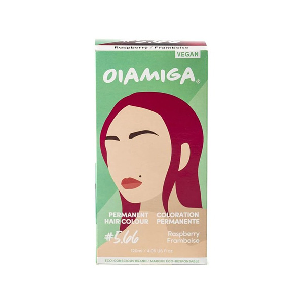 Oiamiga Raspberry Permanent Hair Colour (120 ml)