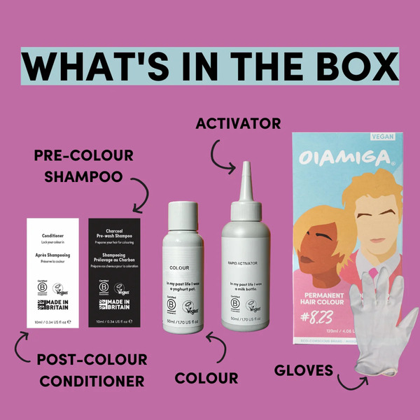 Oiamiga Beige Blonde Permanent Hair Colour (120 ml) Oiamiga Beige Blonde Permanent Hair Colour (120 ml)