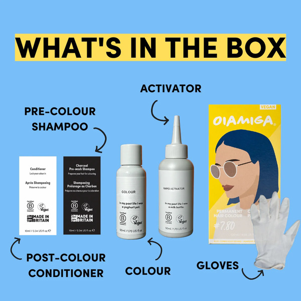Oiamiga Light Denim Permanent Hair Colour (120 ml) Oiamiga Light Denim Permanent Hair Colour (120 ml)