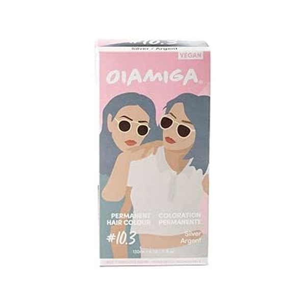 Oiamiga Silver Permanent Hair Colour (120 Ml)