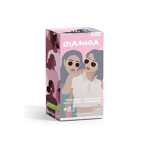 Oiamiga Silver Permanent Hair Colour (120 Ml) Oiamiga Silver Permanent Hair Colour (120 Ml)