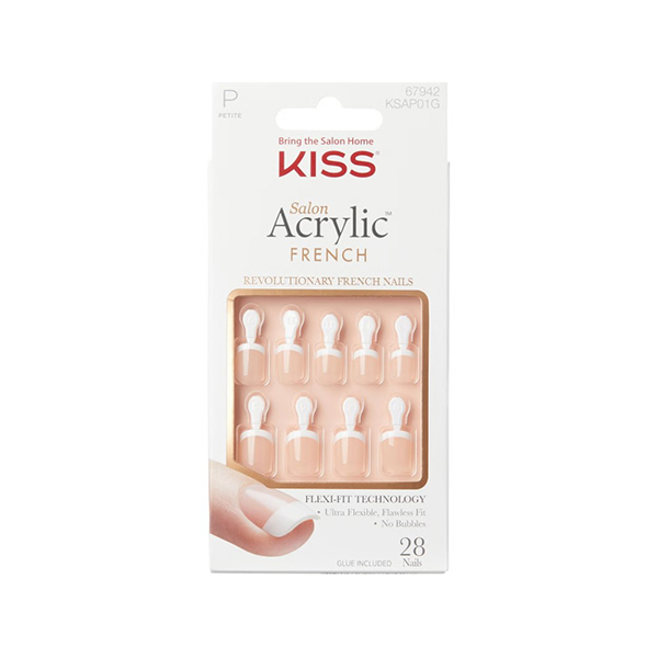 Kiss Salon Acrylic French Nail Crush Hour Kiss Salon Acrylic French Nail Crush Hour