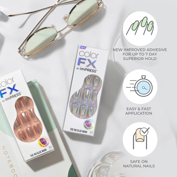 Kiss Impress Color Fx Nails - Meta Kiss Impress Color Fx Nails - Meta
