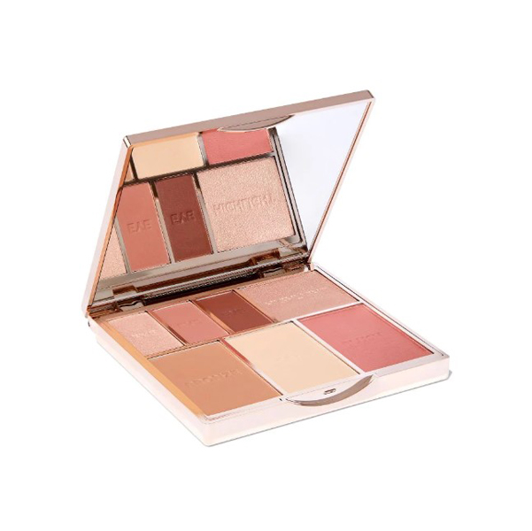 Sculpted by Aimee Connolly Bare Basics Eyes & Face Palette Peony with mirror Sculpted by Aimee Connolly Bare Basics Eyes & Face Palette Peony with mirror