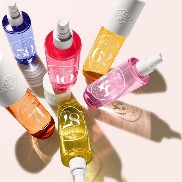 The Sol De Janeiro Cheirosa fragrances froom above The Sol De Janeiro Cheirosa fragrances froom above