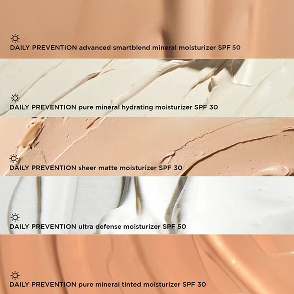 Swatches of the Image Skincare Daily Prevention Trial Kit Swatches of the Image Skincare Daily Prevention Trial Kit