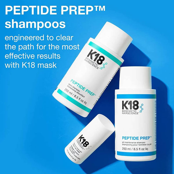 K18 Peptide Prep pH Maintenance Shampoo 250ml K18 Peptide Prep pH Maintenance Shampoo 250ml