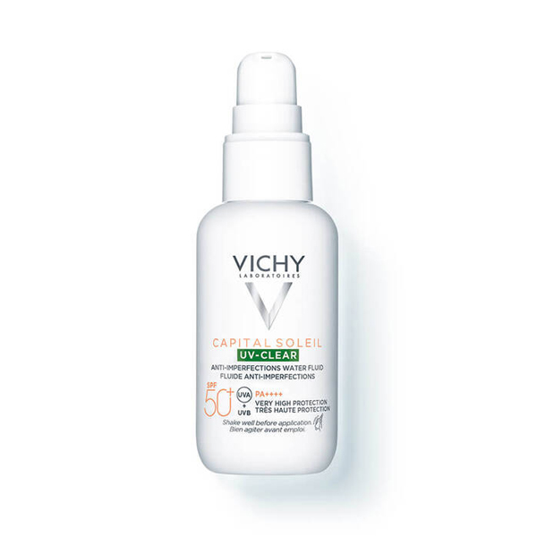 Vichy Capital Soleil UV Clear Anti-imperfections Water Fluid Spf 50 Vichy Capital Soleil UV Clear Anti-imperfections Water Fluid Spf 50