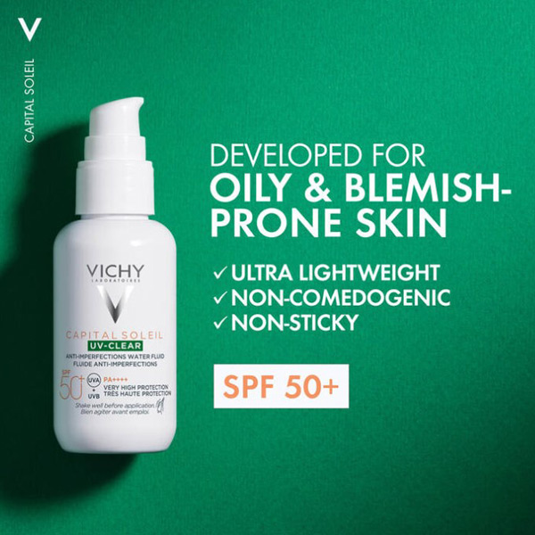 Vichy Capital Soleil UV Clear Anti-imperfections Water Fluid Spf 50 Vichy Capital Soleil UV Clear Anti-imperfections Water Fluid Spf 50