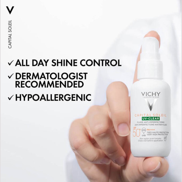 Vichy Capital Soleil UV Clear Anti-imperfections Water Fluid Spf 50 Vichy Capital Soleil UV Clear Anti-imperfections Water Fluid Spf 50