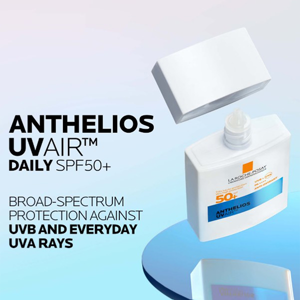 Opened bottle of La Roche Posay Anthelios Uv Air 50+ 40ml Opened bottle of La Roche Posay Anthelios Uv Air 50+ 40ml