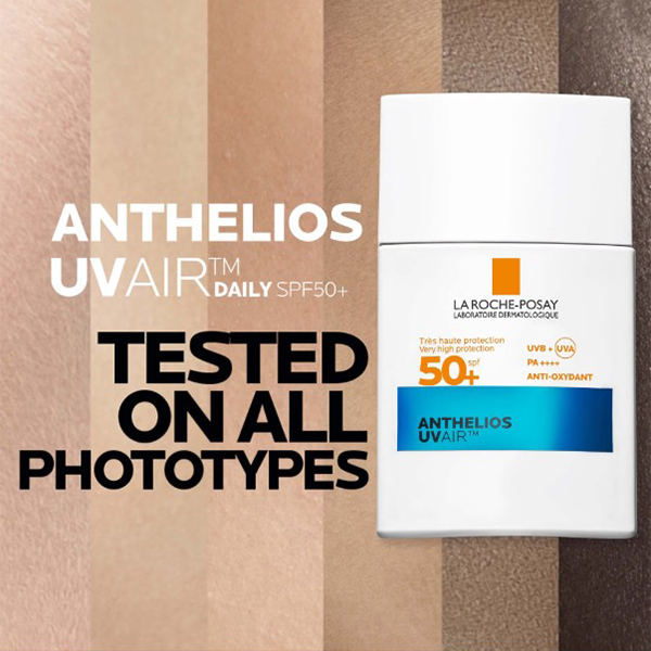 La Roche Posay Anthelios Uv Air 50+ Tested on all phototypes La Roche Posay Anthelios Uv Air 50+ Tested on all phototypes