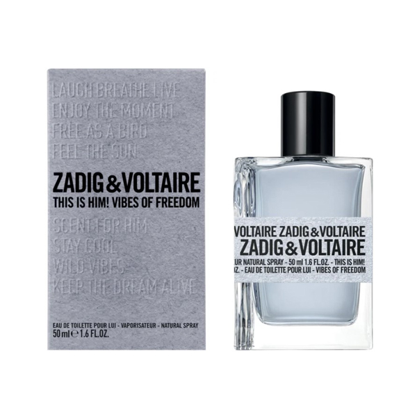 Zadig & Voltaire This Is Him Vibes Of Freedom Edt 50ml Zadig & Voltaire This Is Him Vibes Of Freedom Edt 50ml