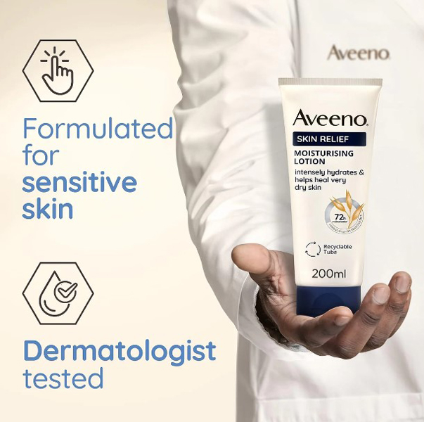 Aveeno Skin Relief Body Lotion with Shea Butter 200ml