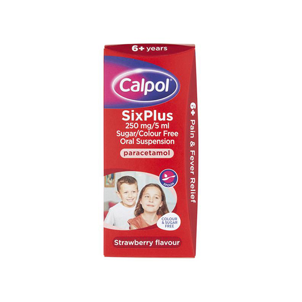 Calpol Six Plus 250mg/5ml Sugar Free Oral Suspension 140ml Calpol Six Plus 250mg/5ml Sugar Free Oral Suspension 140ml