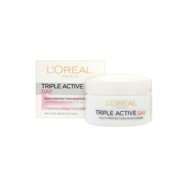 LOreal Triple Active Day Cream Multi-Protection 50Ml LOreal Triple Active Day Cream Multi-Protection 50Ml
