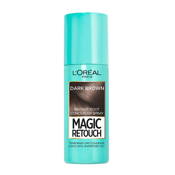 LOreal Magic Retouch Hair Colour & Root Cover Up Spray Dark Brown 75ml LOreal Magic Retouch Hair Colour & Root Cover Up Spray Dark Brown 75ml