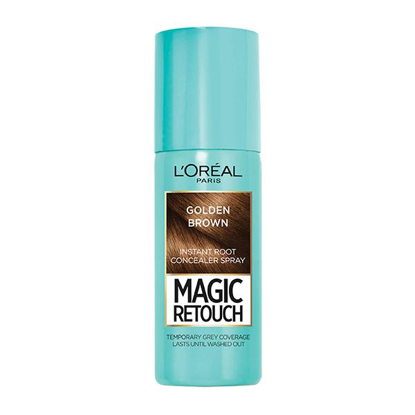 LOreal Magic Retouch Hair Colour & Root Cover Up Spray 10 Golden Brown 75ml LOreal Magic Retouch Hair Colour & Root Cover Up Spray 10 Golden Brown 75ml