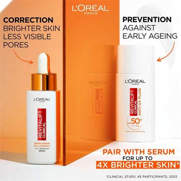 LOreal Revitalift Clinical Vitamin C UV Fluid 50ml LOreal Revitalift Clinical Vitamin C UV Fluid 50ml