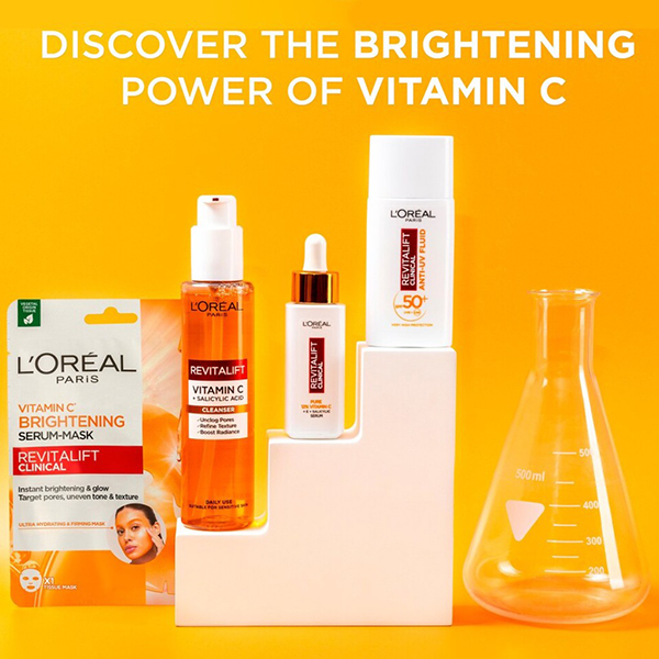 LOreal Revitalift Vitamin C Brightening Mask LOreal Revitalift Vitamin C Brightening Mask