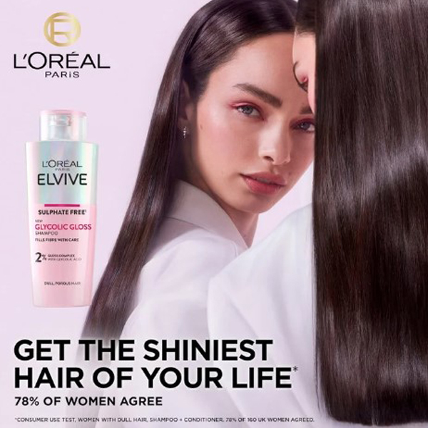 LOreal Elvive Glycolic Gloss Shampoo 200ml LOreal Elvive Glycolic Gloss Shampoo 200ml