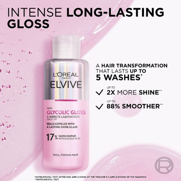 LOreal Elvive Glycolic Gloss 5 Minute Lamination Rinse Off