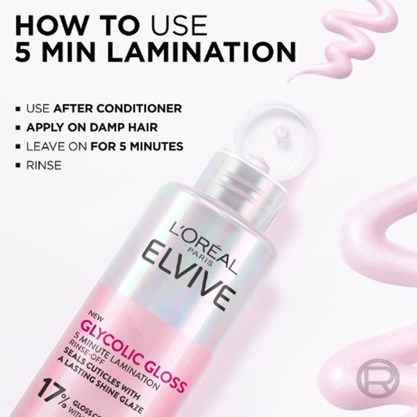 LOreal Elvive Glycolic Gloss 5 Minute Lamination Rinse Off